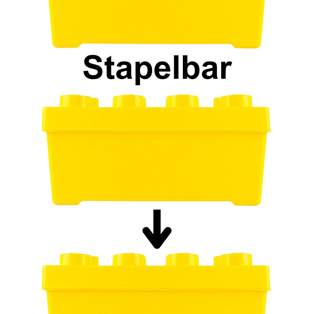 LEGO® LEGO® Aufbewahrungsbox Mittel mit Deckel Stapelbar NEU Menge 1x Spiel günstig online kaufen