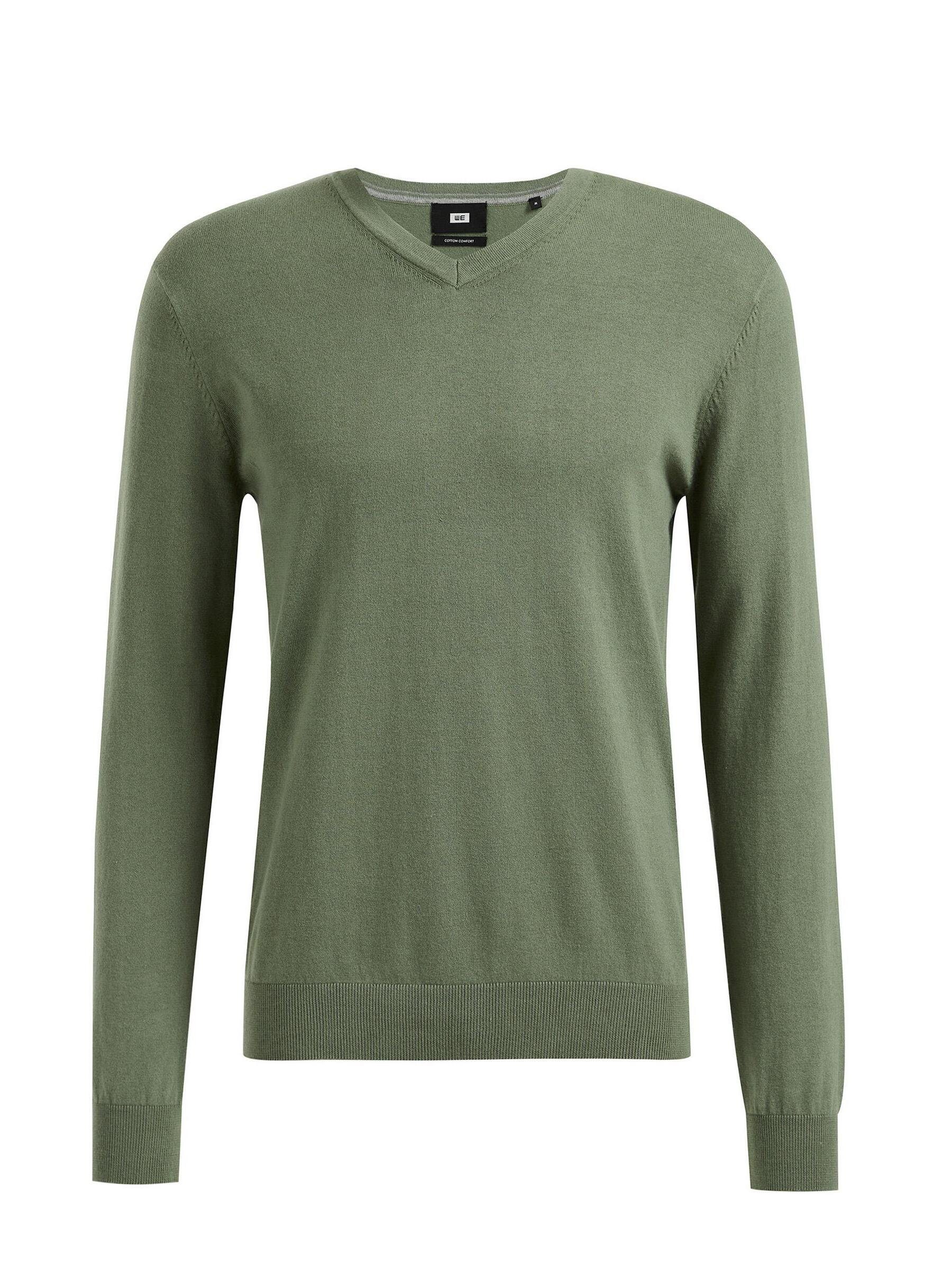 WE Fashion Sweater (1-tlg) Meergrün