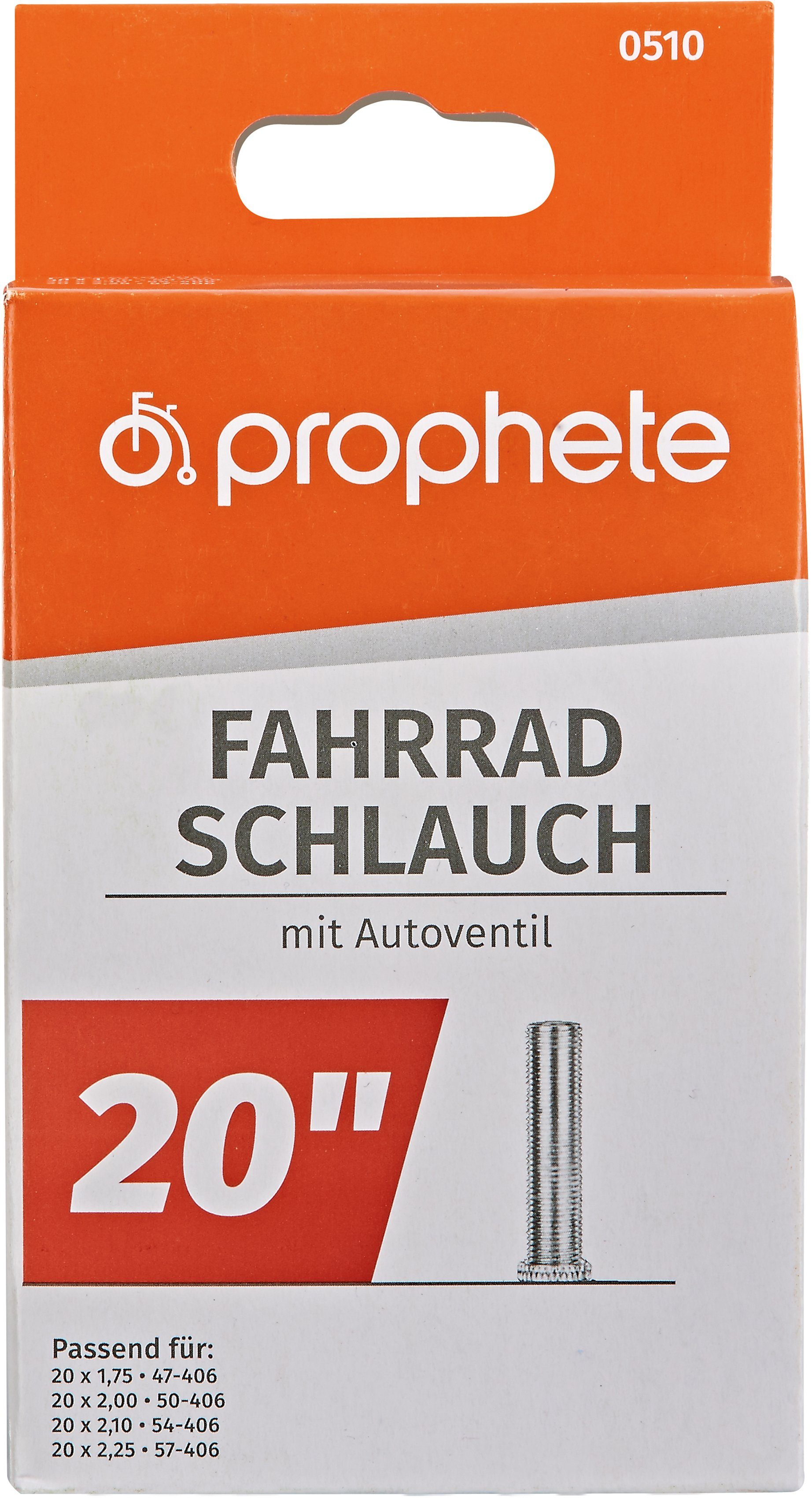 Prophete Fahrradschlauch cm) (50,80 Fahrradschlauch, Zoll 20