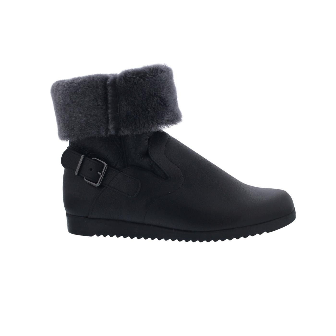 arche Arche Baovya, Kurzstiefel, Andes & mouton tornas, Noir, Warmfutter Reißverschlussstiefel