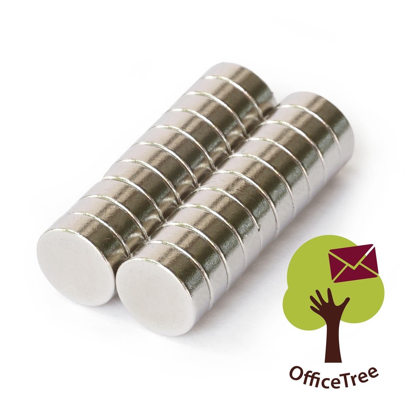 OfficeTree Magnet »20 Neodym Magnete 8 x 3 mm«, rund - extra stark online  kaufen | OTTO