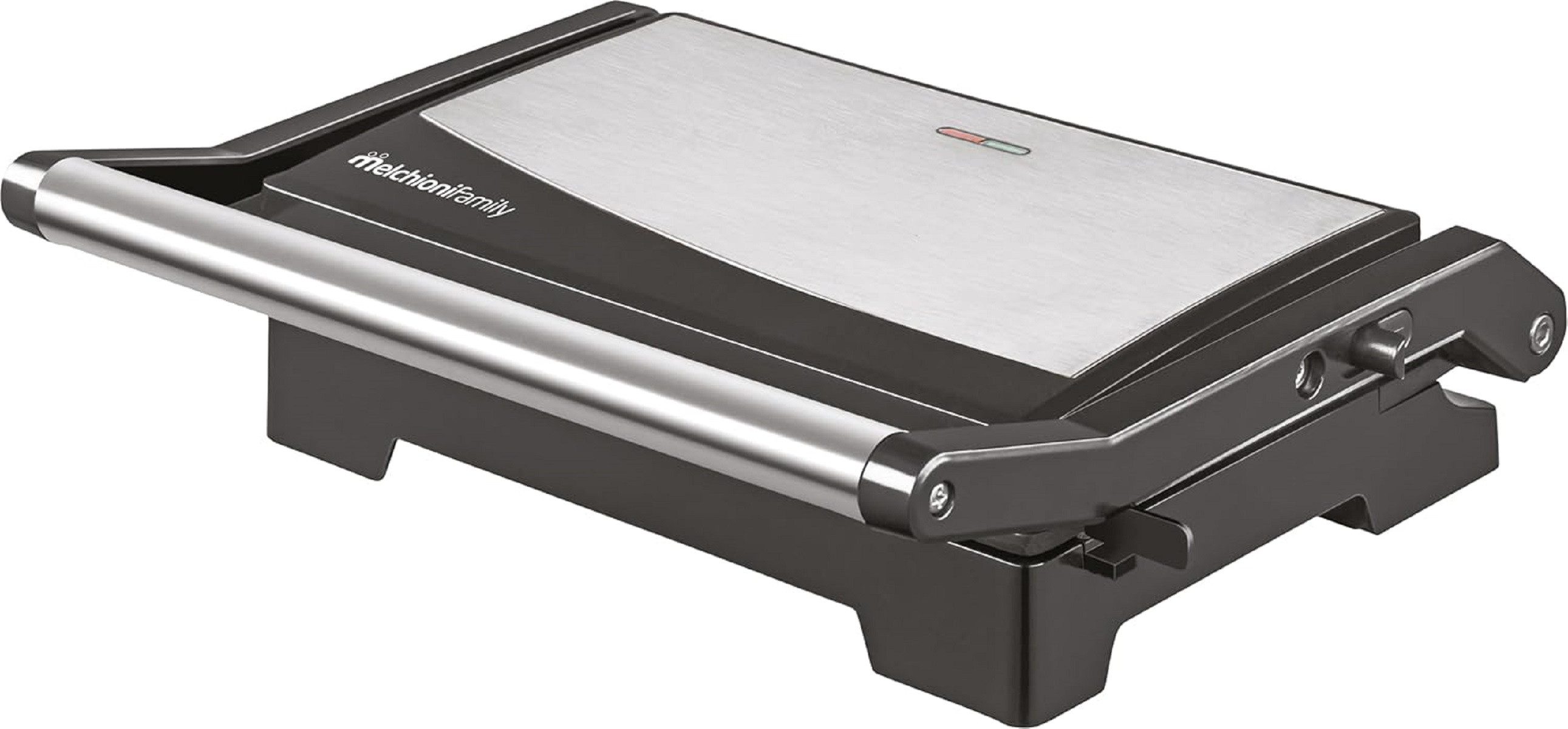 Melchioni Elektrogrill Mini-Elektrogrill 1000W Multifunktional mit Antihaftplatten