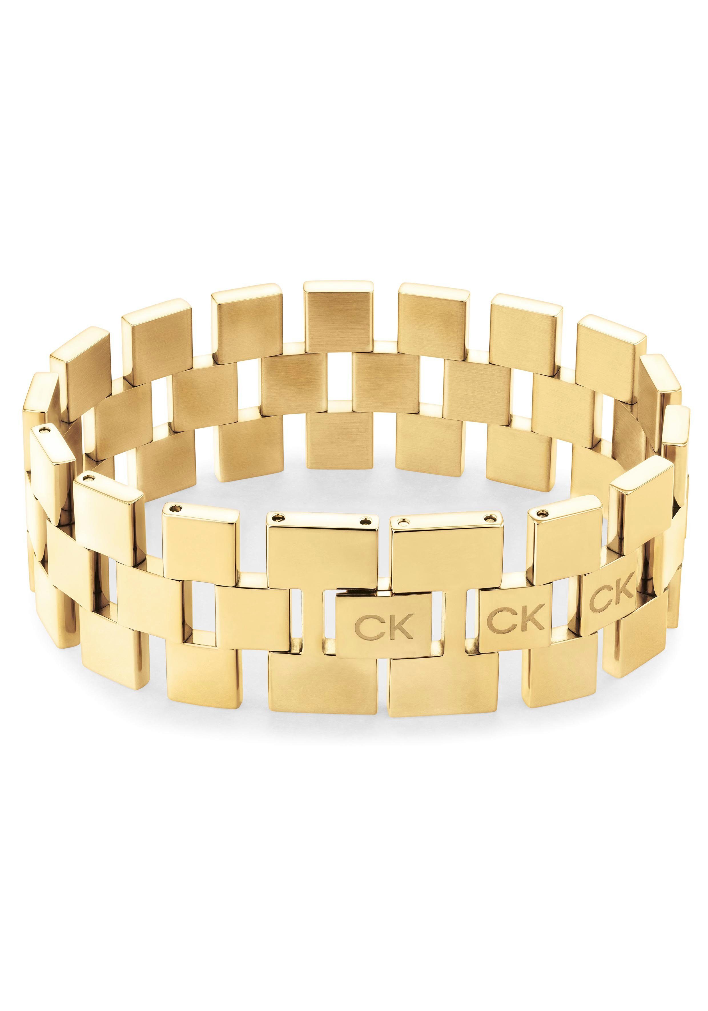 Calvin Klein Armband Schmuck Edelstahl Armschmuck Gliederkette günstig online kaufen