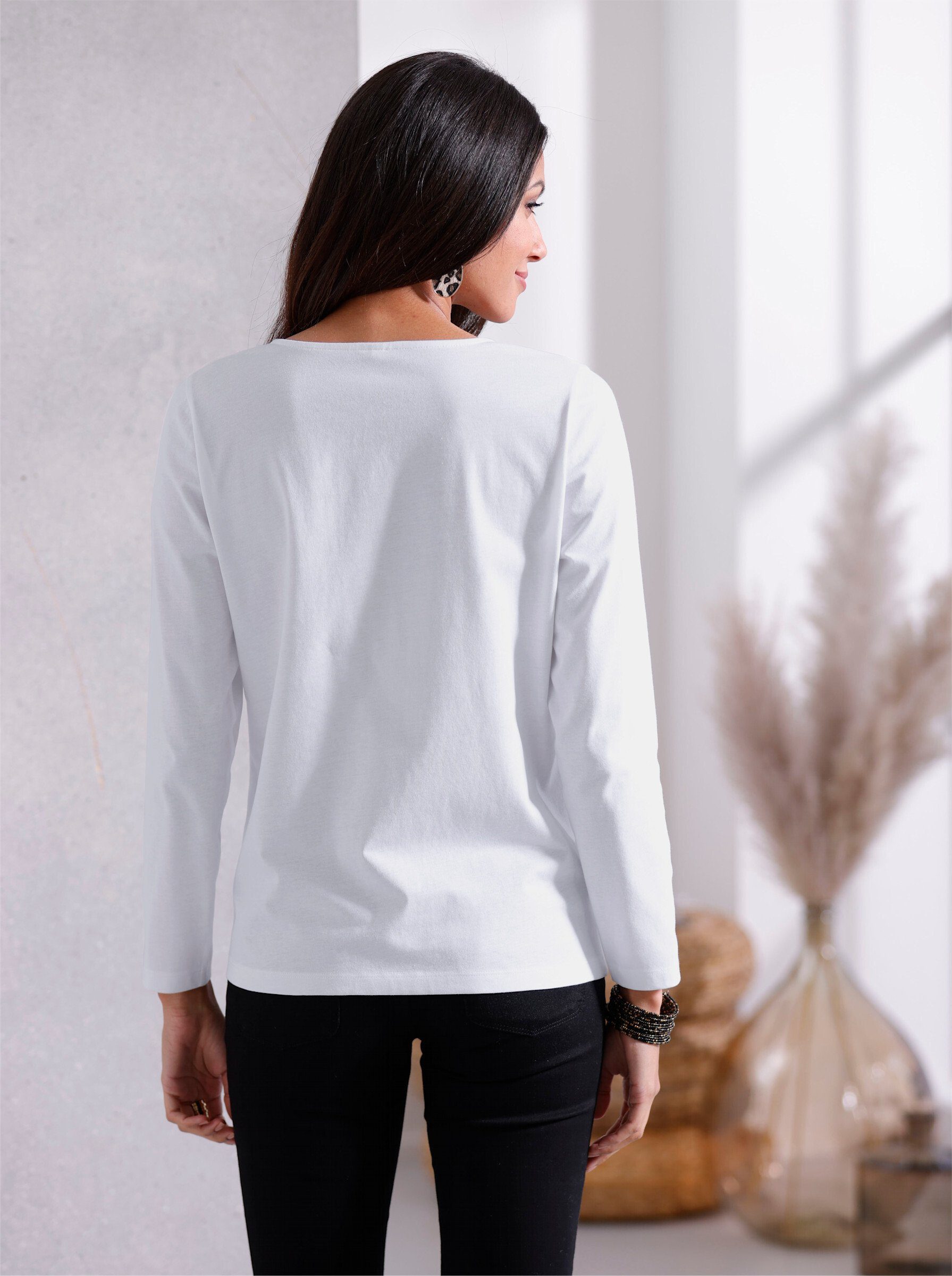 Sieh an! T-Shirt Langarmshirt günstig online kaufen