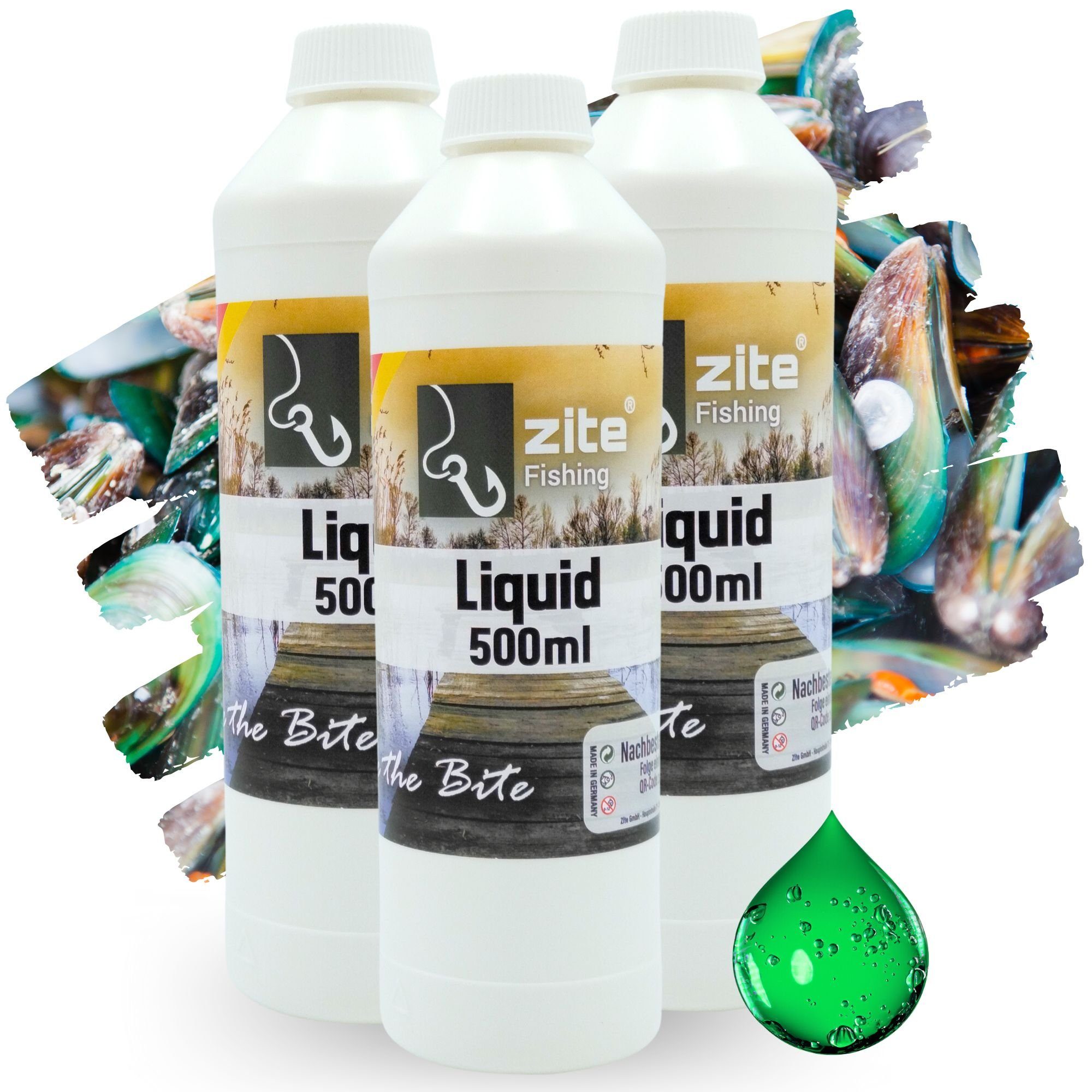 Kunstköder Flüssiglockstoff 1,5 l Aroma Karpfenliquid Set Boilie- & Feederfischen