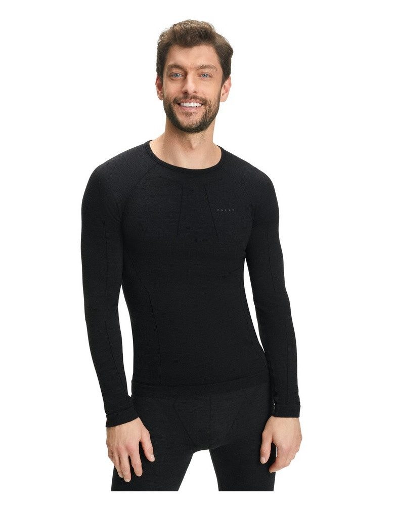 FALKE Langarmshirt Wool Tech (Merinowolle) Unterwäsche günstig online kaufen
