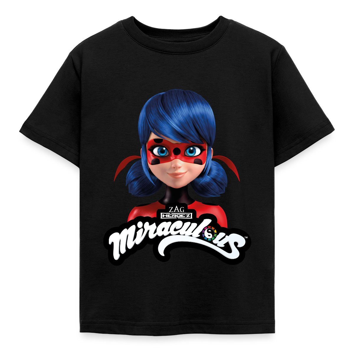 T-Shirt Miraculous Ladybug Mit Logo Kinder T-Shirt