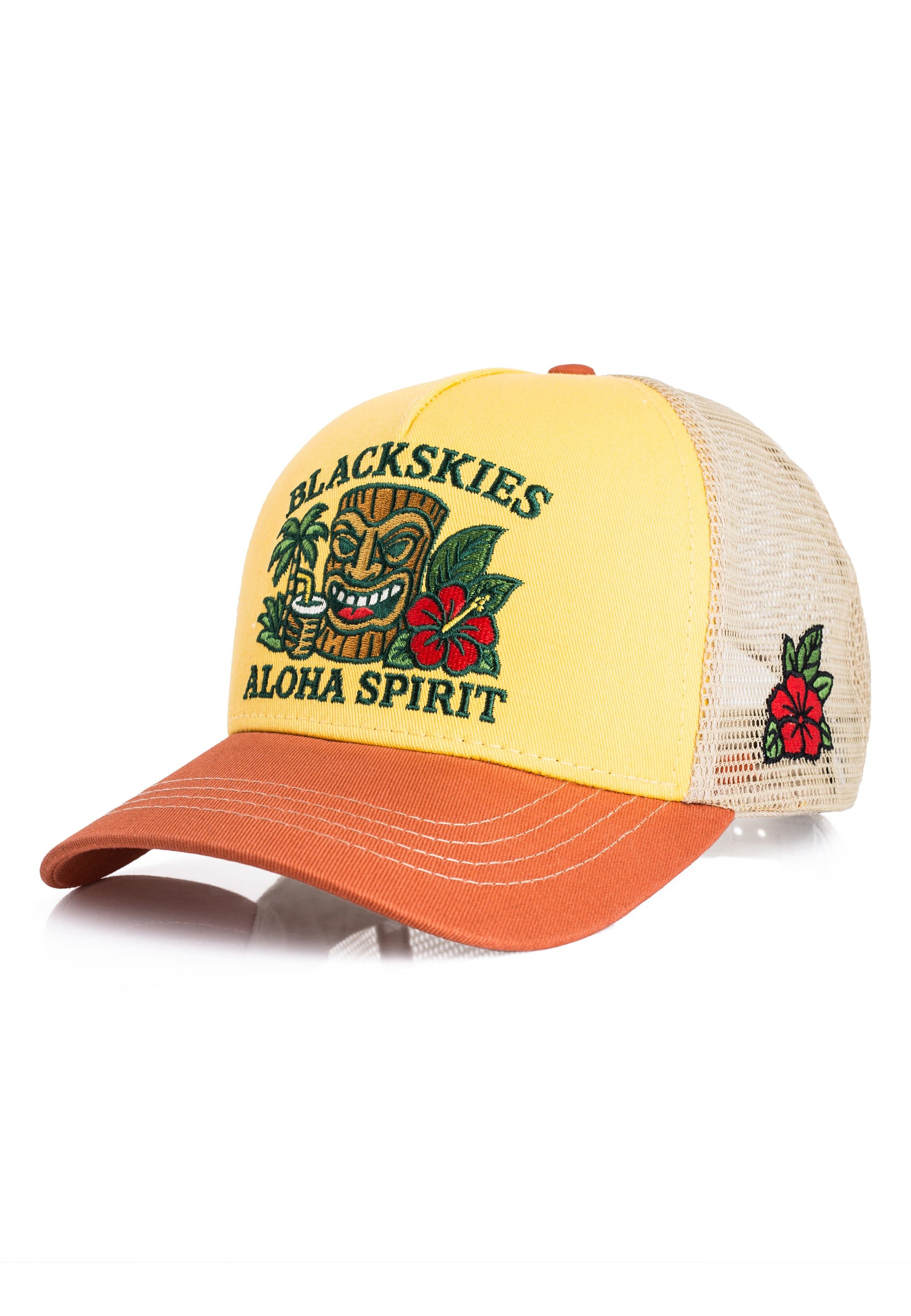 Blackskies Baseball Cap Aloha Spirit Trucker Cap
