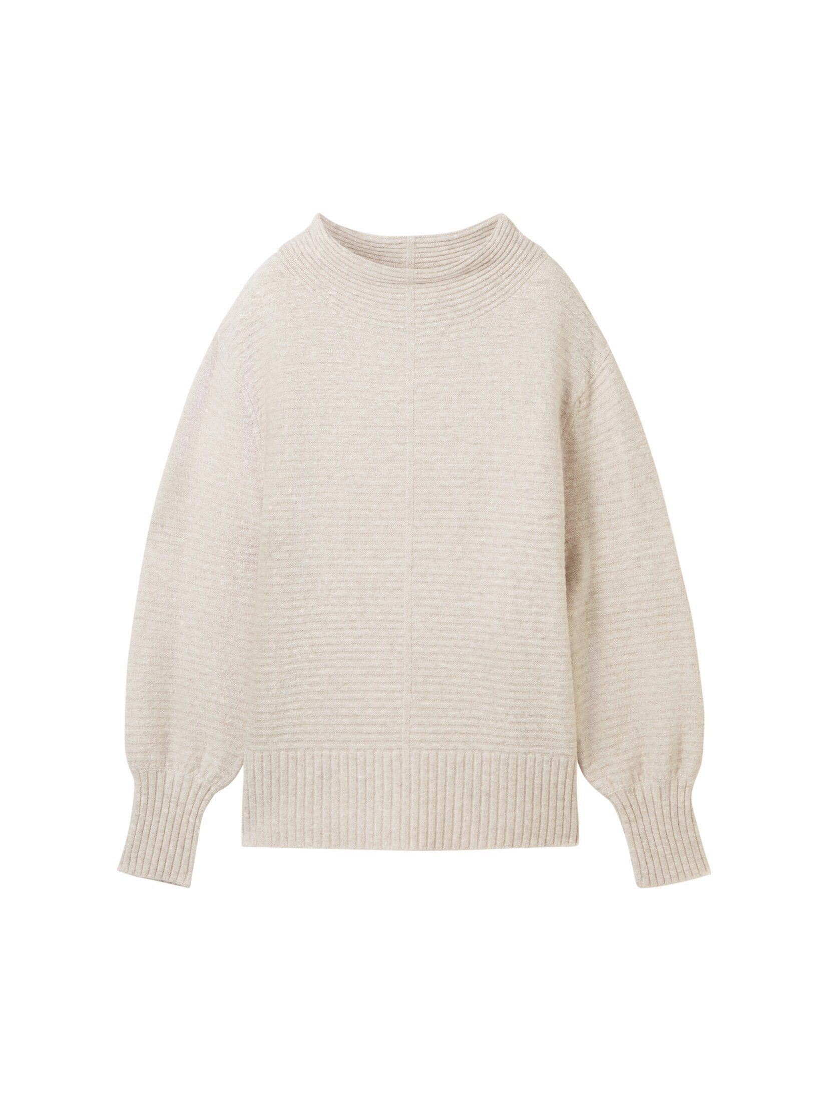 TOM TAILOR Strickpullover Pullover & Strickjacken Strickpullover mit Stehkr günstig online kaufen