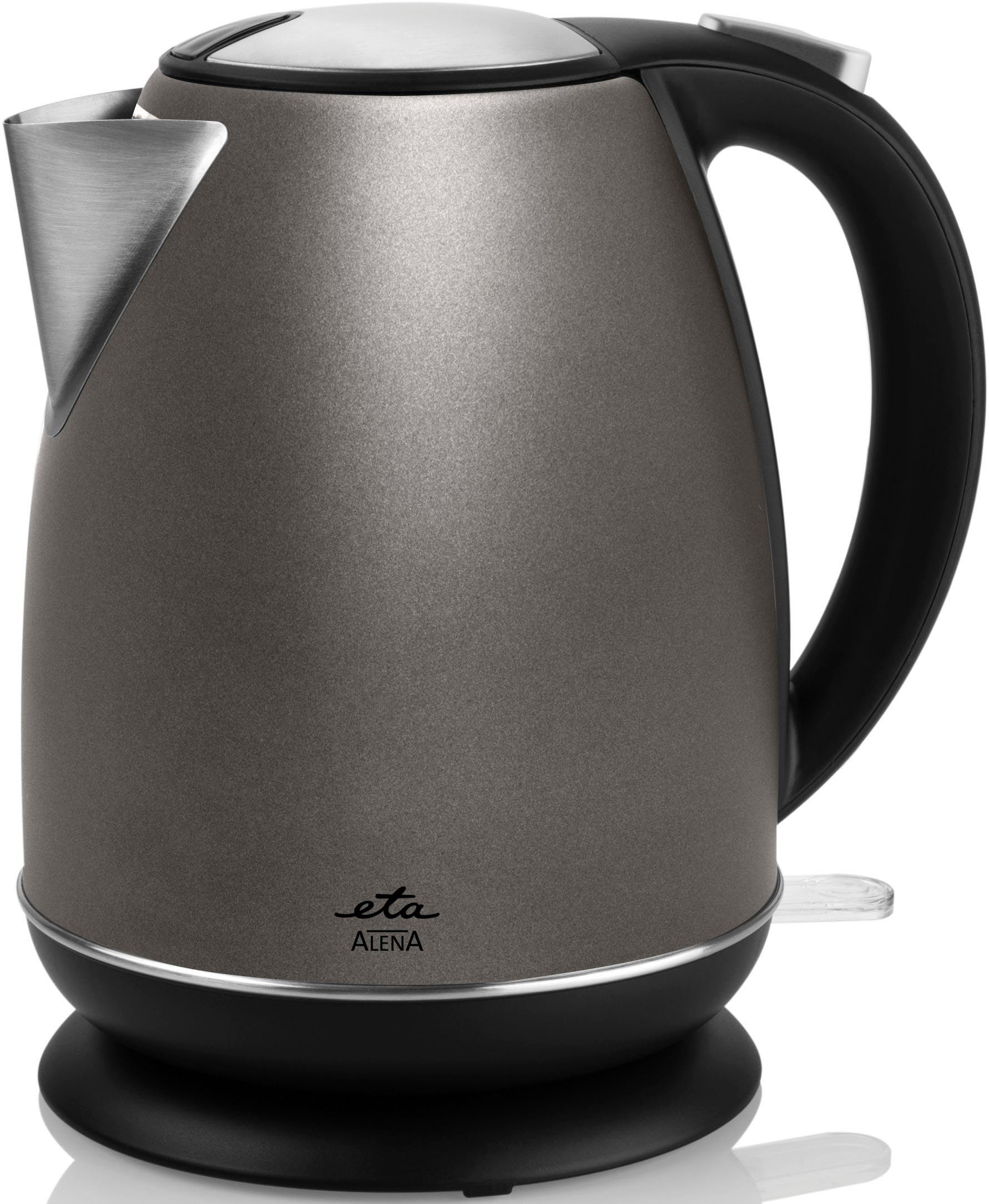 eta Wasserkocher ALENA ETA359090020, 1,7 l, 2200 W, Edelstahloptik, Kontaktsystem, Thermosicherung