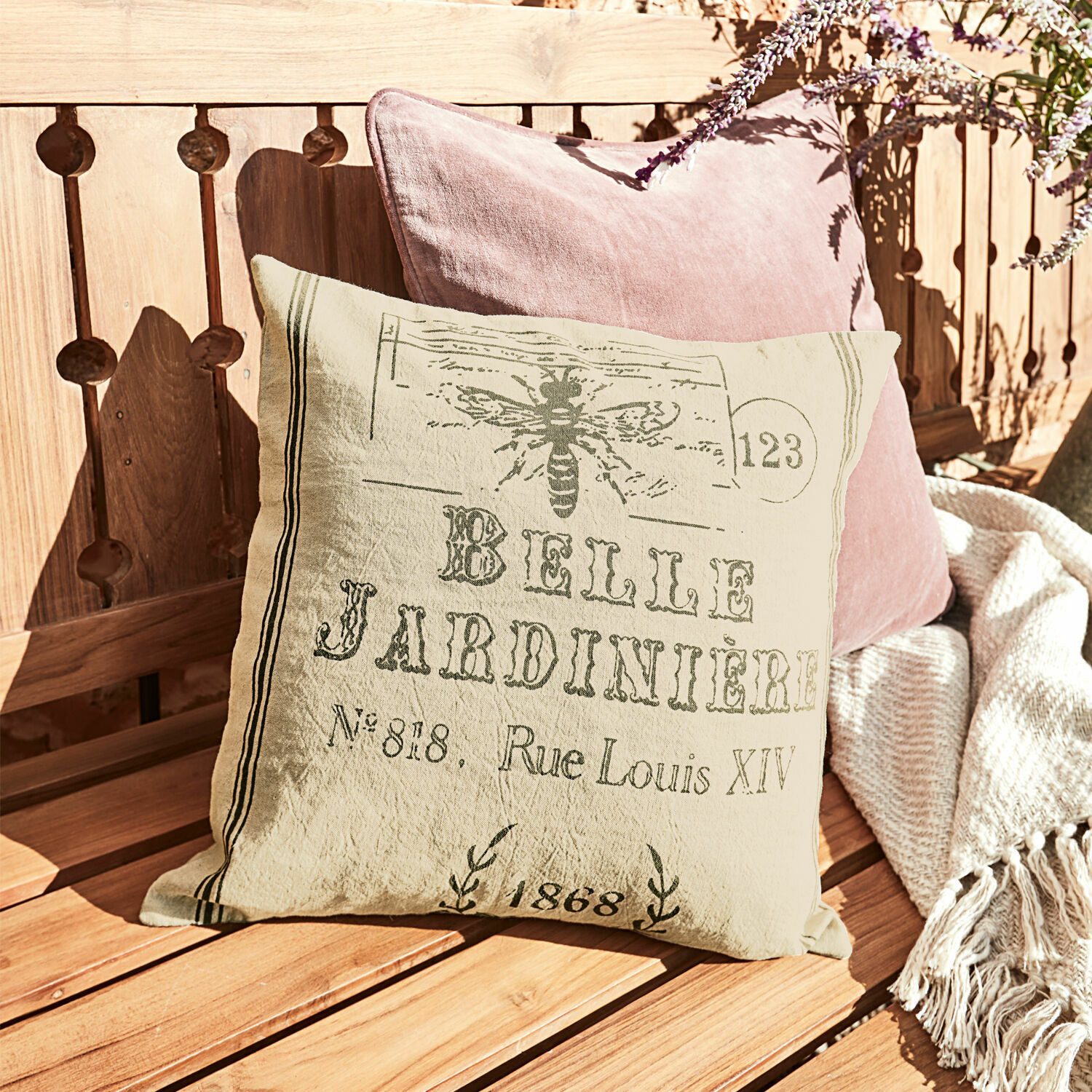 Mirabeau Kissenhülle Kissenhülle Abelle beige