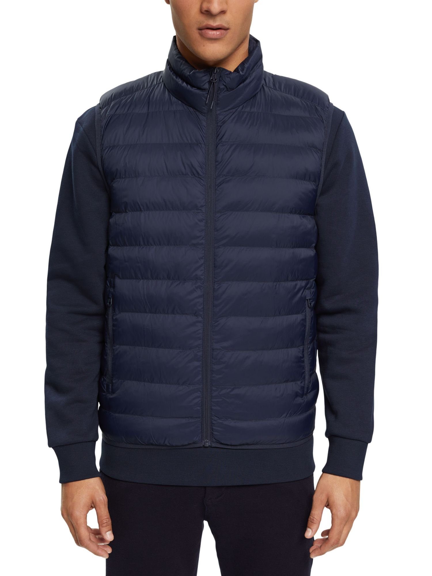 Weste Esprit NAVY Steppweste Wattierte