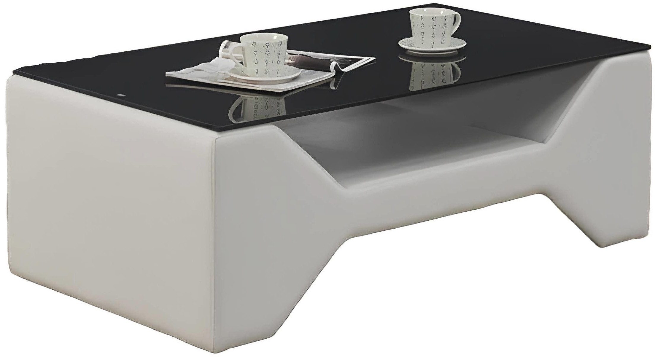 Xlmoebel Couchtisch Moderner Wohnzimmertisch aus Glas mit elegantem Design (Packung, 1-St., Couchtisch), Hergestellt in Europa
