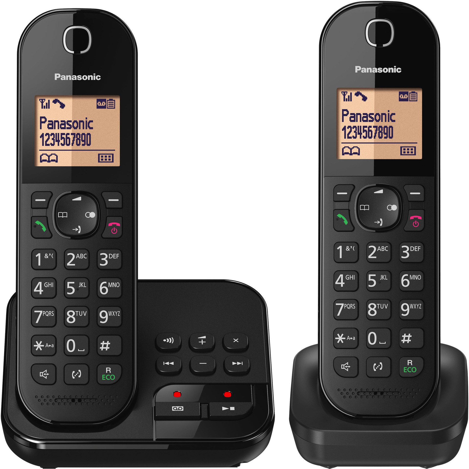 Panasonic KX-TGC422GB Festnetztelefon (Mobilteile: 2, Anrufbeantworter)
