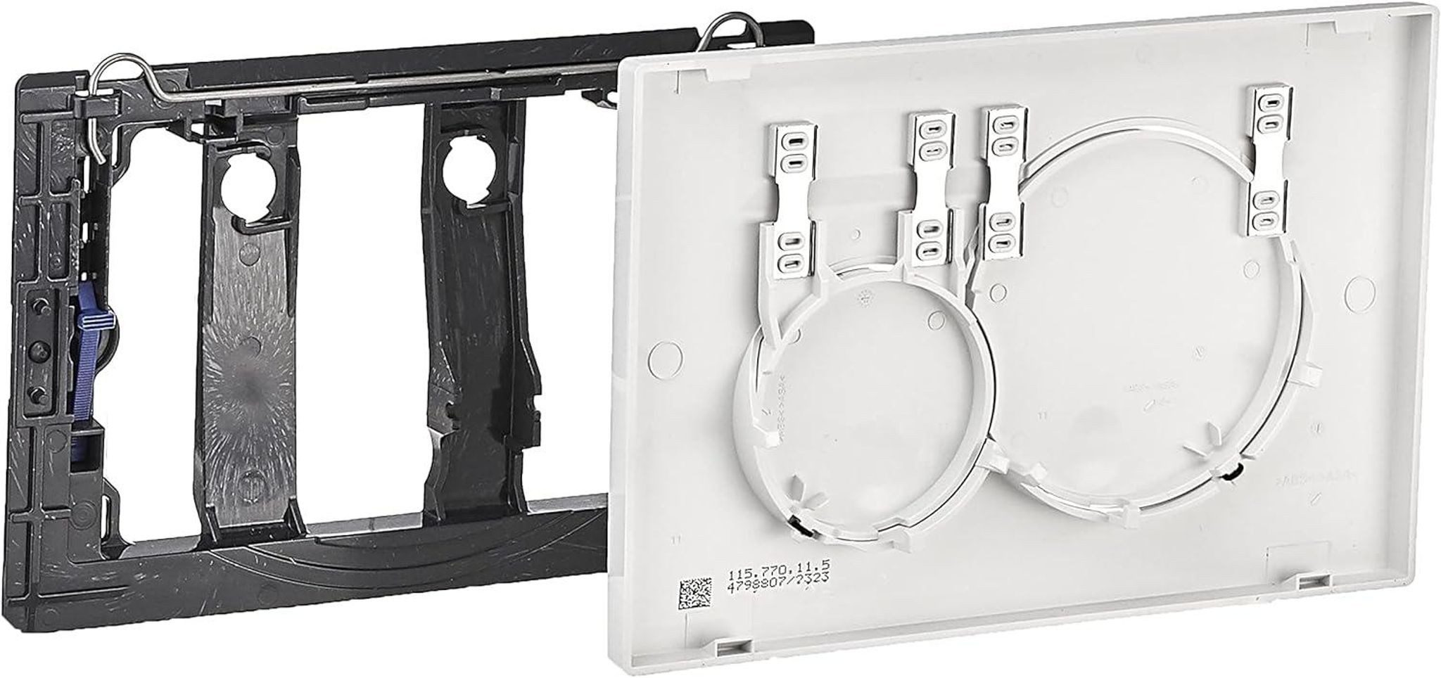 FELIXLEO Betätigungsplatten Geberit 115770115 Sigma01 Betätigungsplatte 2 Mengen Spülung Weiss