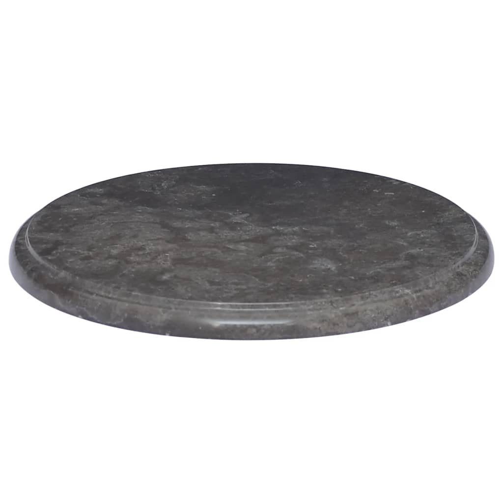 Tischplatte cm Ø40x2,5 Schwarz vidaXL Tischplatte (1 Marmor St)
