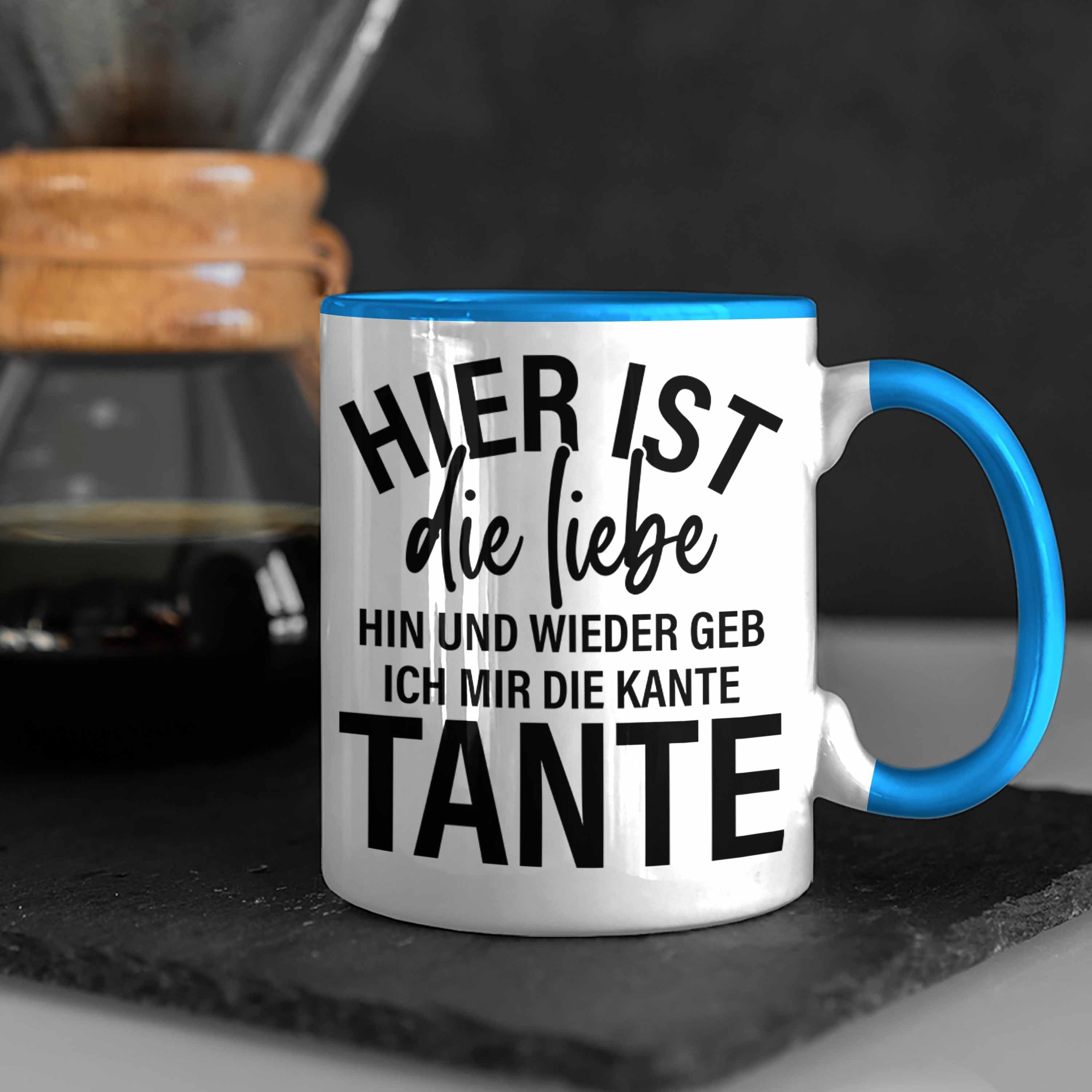 Geb Blau Geschenk Mir Trendation Die Lustig Tasse Trendation Kante Geburtstag - Tante Ich Tasse