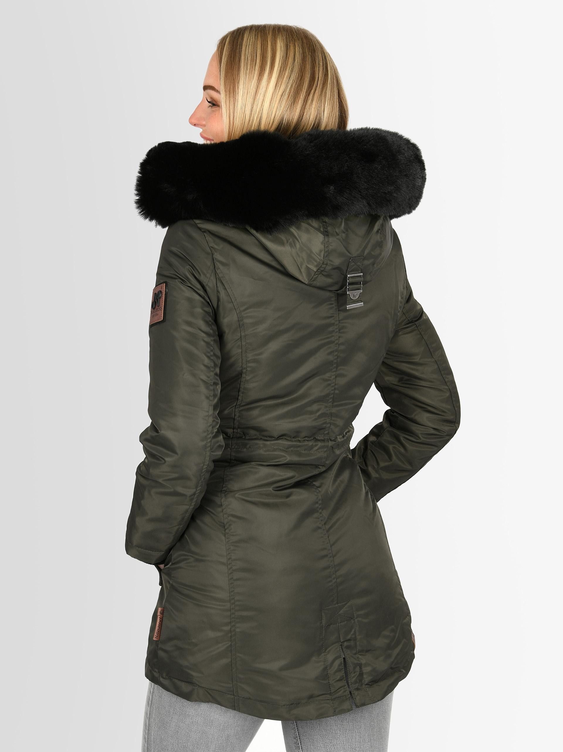 Navahoo Winterjacke Navahoo Mangala Princess Damen Winterjacke B873 mit abnehmbarer Kapuze – Bild 5 von 5