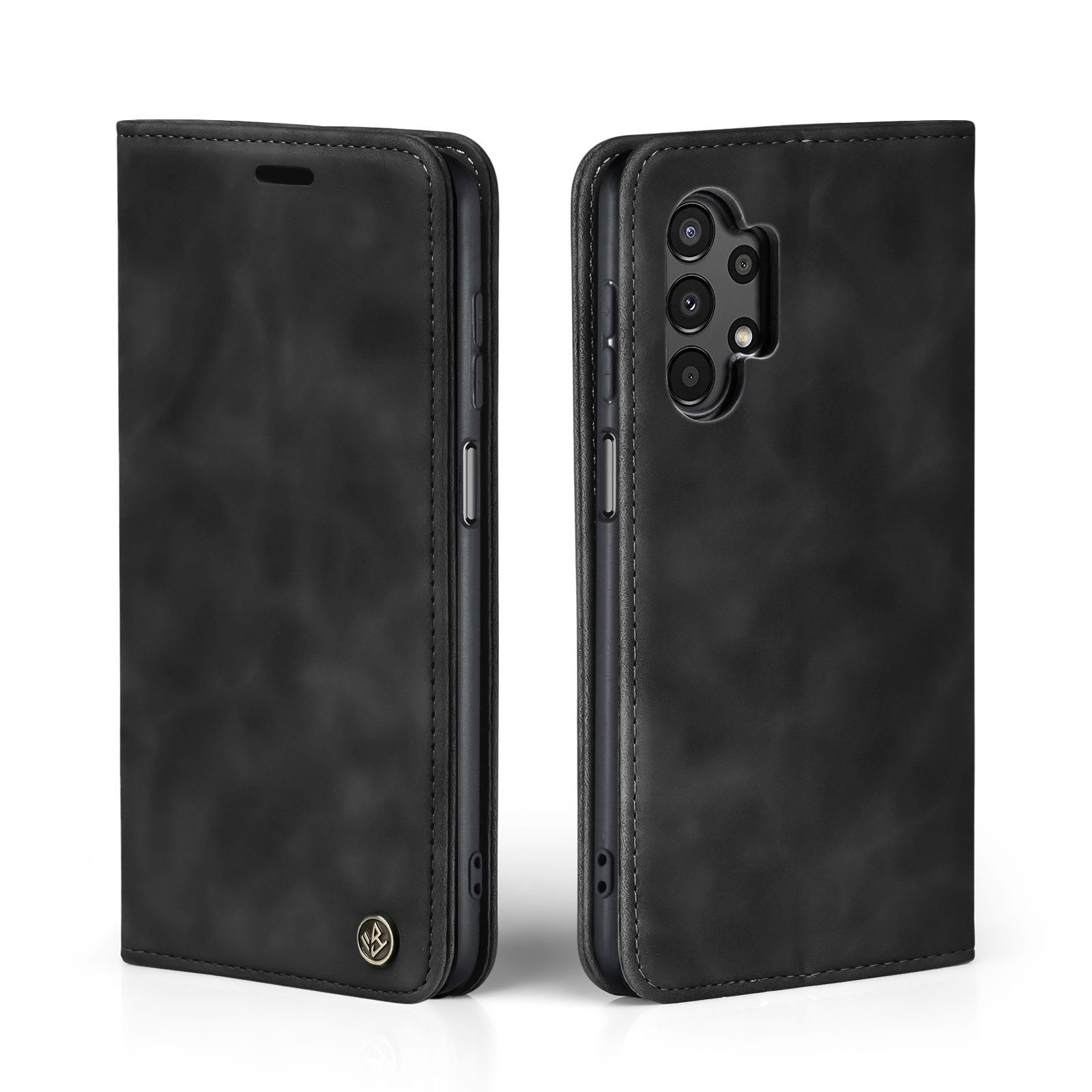 Tec-Expert Handyhülle Tasche Hülle für Samsung Galaxy A13 6.6 Zoll, 6.6, Cover Klapphülle Case mit Kartenfach Fliphülle aufstellbar
