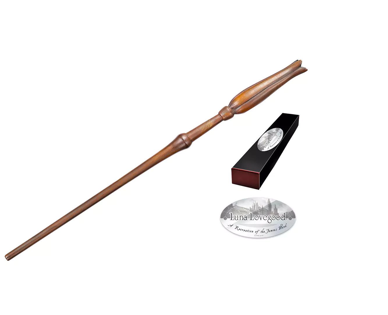 The Noble Collection Zauberstab Harry Potter Zauberstab Luna Lovegood (Charakter-Edition), (1-tlg)