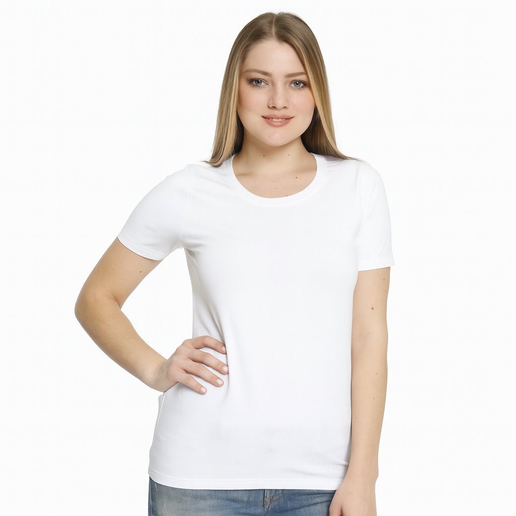 Bruno Barella T-Shirt Damen T-Shirt 3er Pack, GOTS Zertifiziert, Bio-Baumwolle Ägäis (3er Pack, 3er-Pack) Weiche Bio-Baumwolle, klassisches Design & hoher Tragekomfort