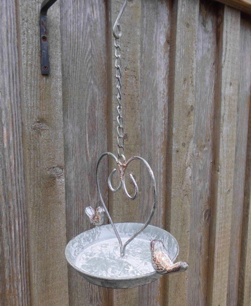 Deko-Impression Vogeltränke Vogeltränke mit Herz Vogelbad günstig online kaufen