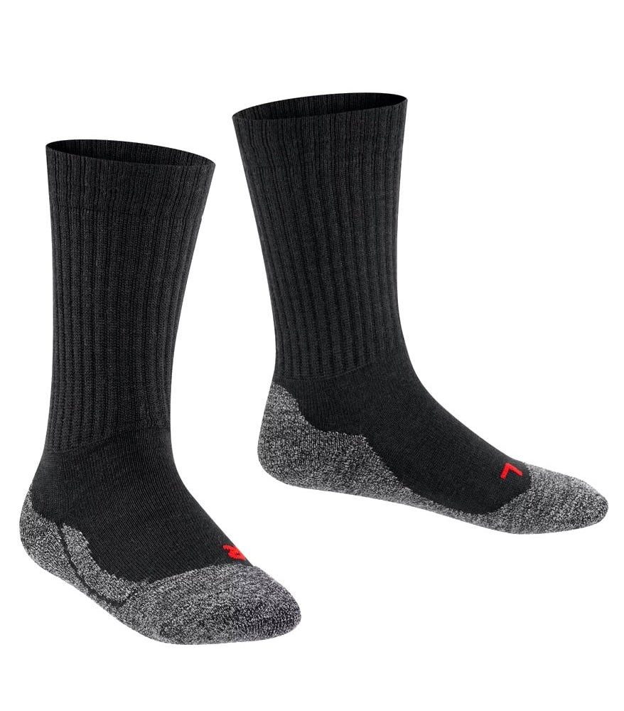 FALKE Socken Tagessocke Active Warm (wärmende Merinowolle) schwarz Kinder - 1 Paar