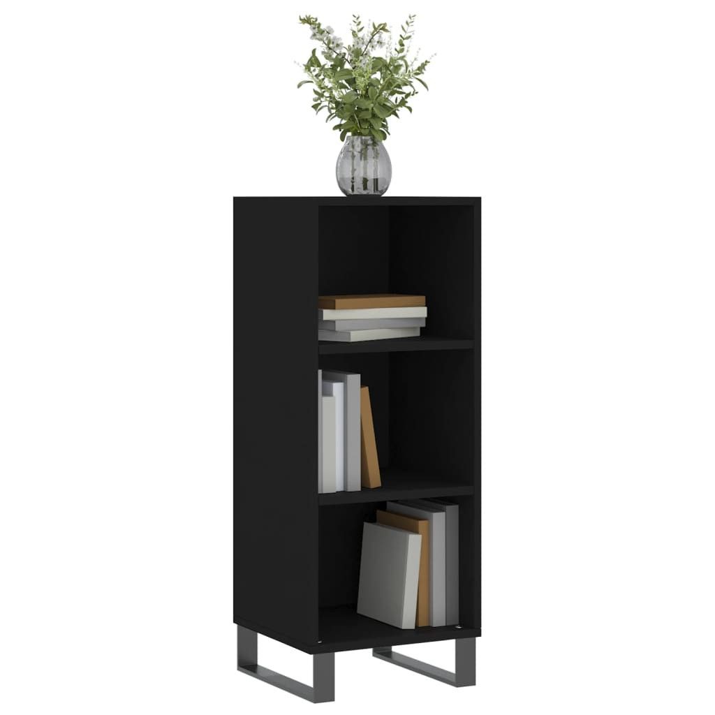 vidaXL Sideboard Sideboard Schwarz 34,5x32,5x90 cm günstig online kaufen