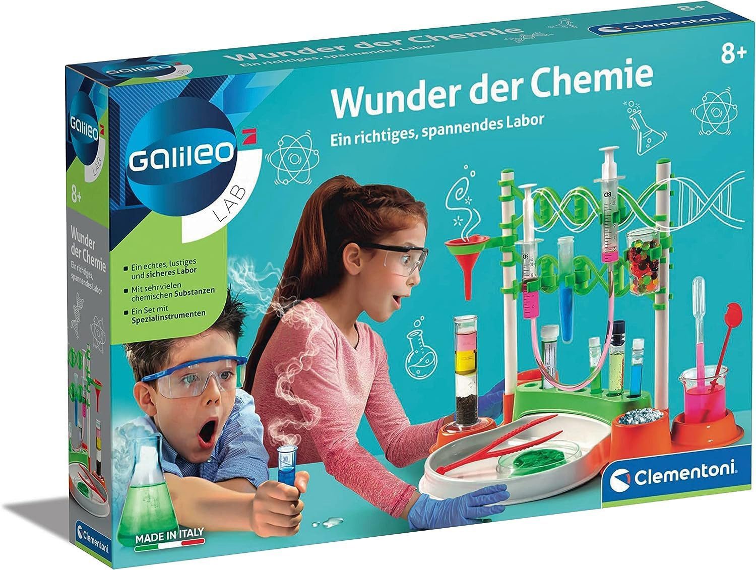 Clementoni® Experimentierkasten Clementoni 59187 - Wunder der Chemie – Bild 2 von 5