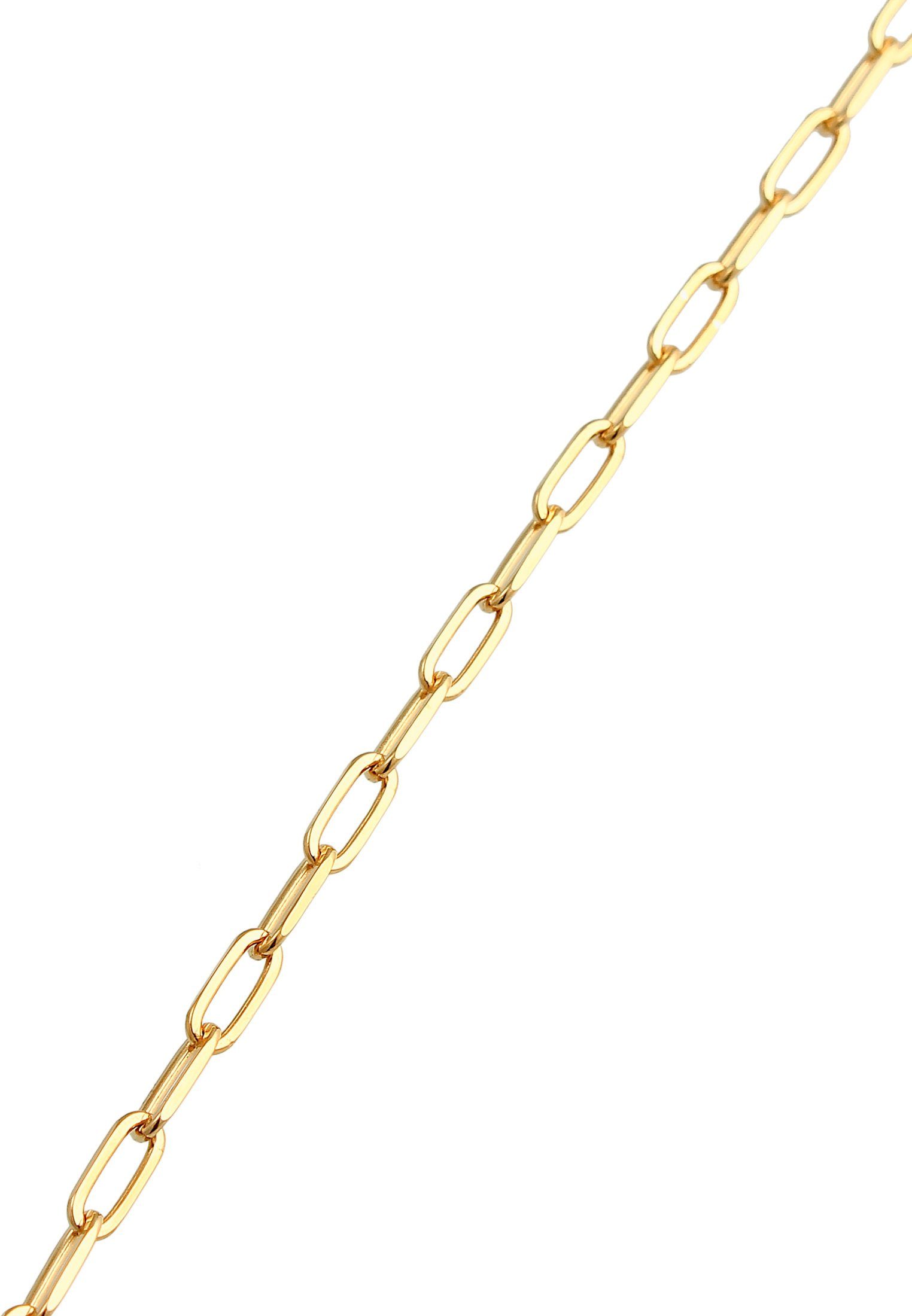Silber Gold Elli Glieder Chunky Gliederarmband 925 Oval Basic Optik Chains