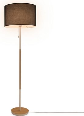 Paco Home Stehlampe EK CA UNI COLOR, ohne Leuchtmittel, Stoffschirm Wohnzimmer Skandi Standleuchte E27 Einfarbig Stofflampe