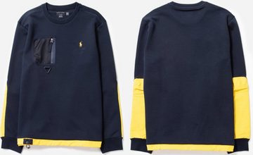 Ralph Lauren Sweatshirt POLO RALPH LAUREN Pocket Hybrid Sweater Sweatshirt Pulli Jumper Pullov