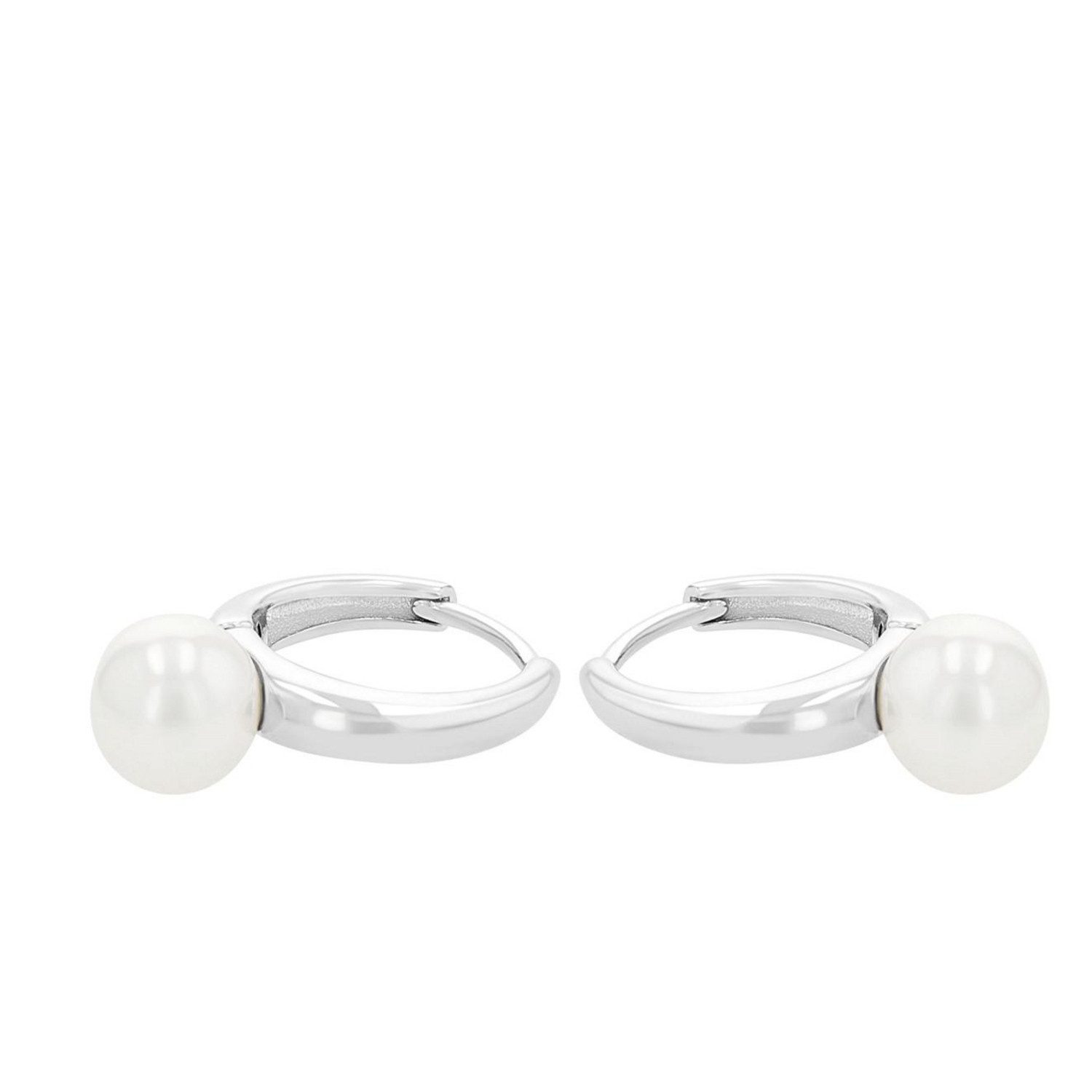 Amor Paar Creolen Schmuck Geschenk, Perle, mit Muschelkernperle