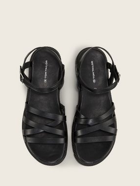 TOM TAILOR Sandalen aus Kunstleder Zehentrenner