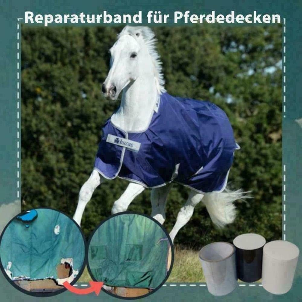 MAVURA Klebeband HORZECUT Set Deckenreparatur (8,66€/m) Decken Decken-Reparatur-Kit Reparatur Reparaturband Pferde transparent Pferdedecken