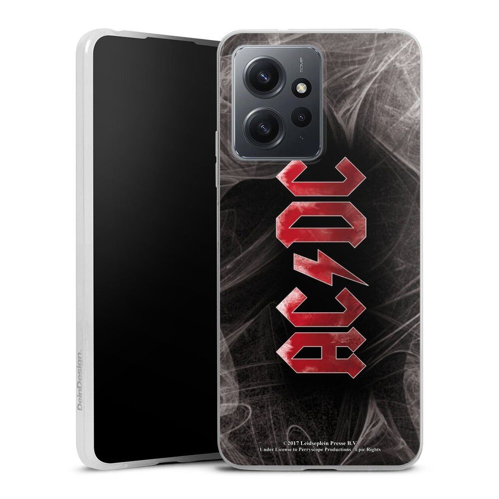 Handyhülle ACDC Logo Fanartikel ACDC White Dust