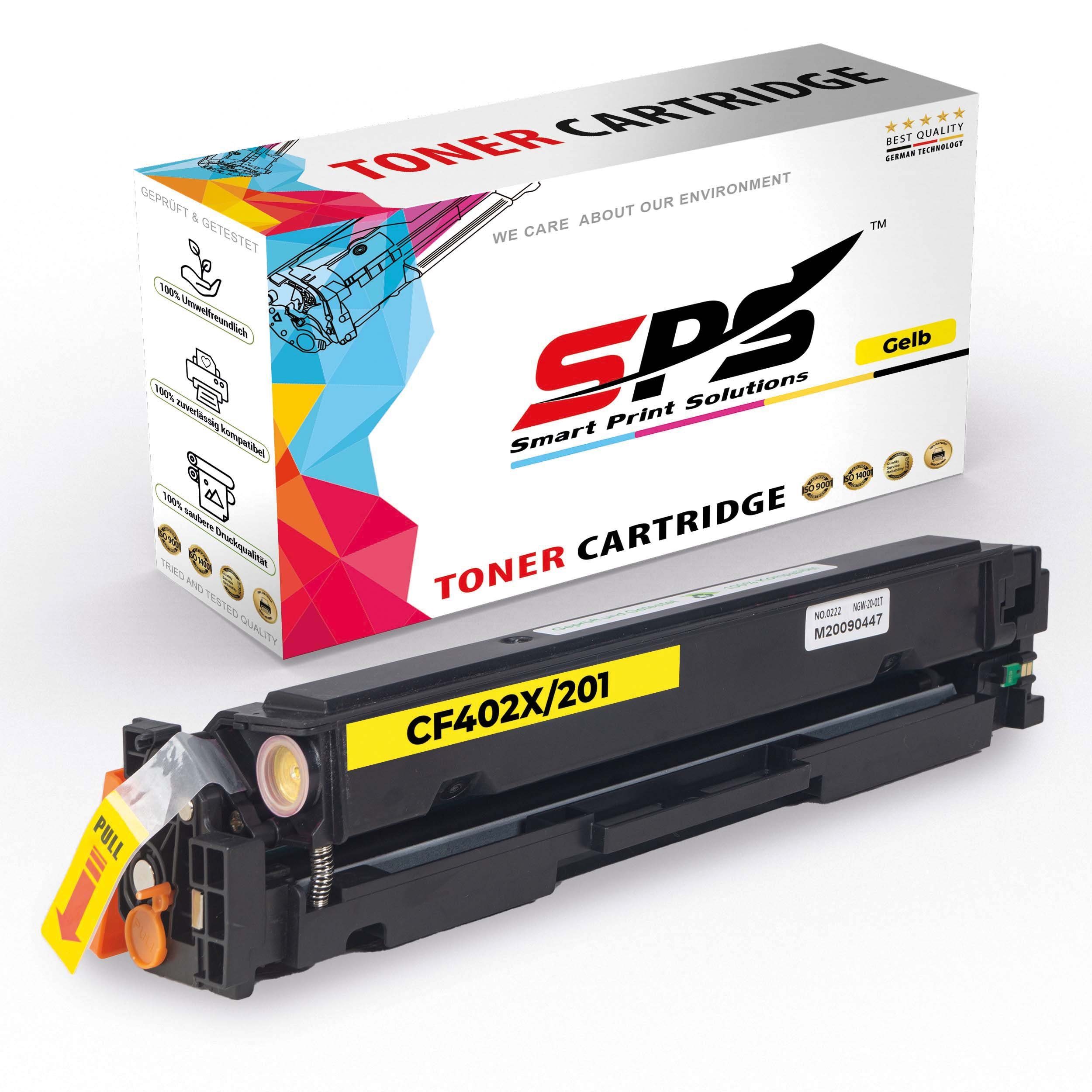 SPS Tonerkartusche Kompatibel für HP Color Laserjet Pro MFP M277N, (1er Pack, 1-St., 1 x Toner (Für HP CF402X Gelb)