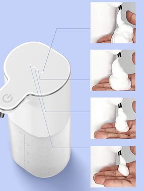 Gontence Seifenspender Seifenspender, USB aufladbarer Schaumseifenspender, Wandbefestigung, (1-tlg)