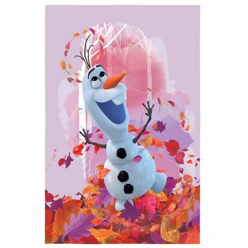Kinderteppich Frozen Die Eiskönigin Olaf Summer Spiel-Teppich 100x133, BERONAGE, rechteckig, Höhe: 10 mm, rutschfest