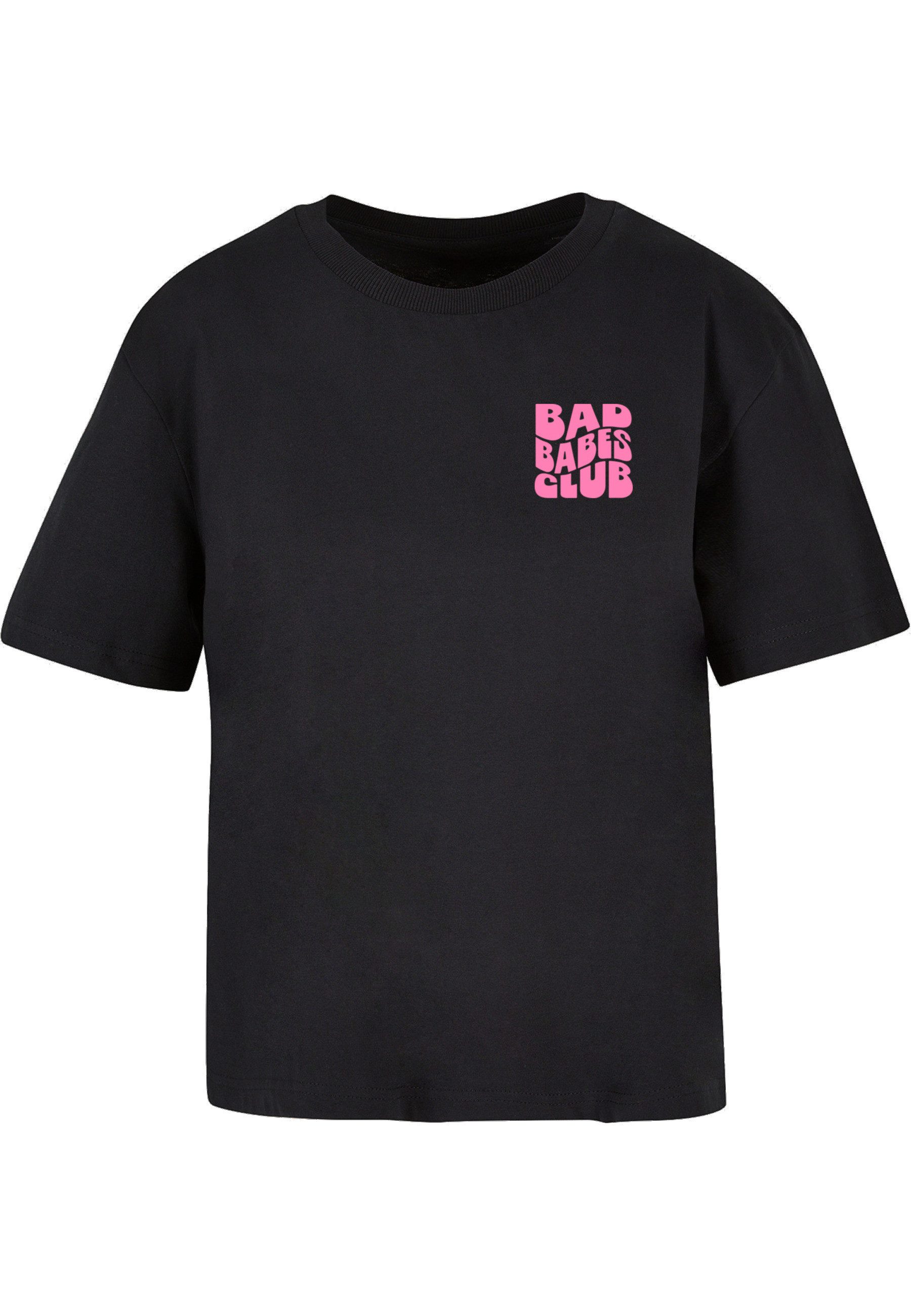 Miss Tee T-Shirt Miss Tee Damen Bad Babes Club Tee (1-tlg)