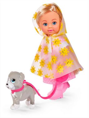 SIMBA Anziehpuppe Puppe Evi Love Rainy Walk Regenoutfit und Hund 105733592