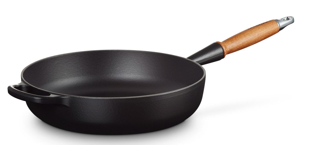LE CREUSET Bratpfanne Sautépfanne Signature schwarz matt 28cm