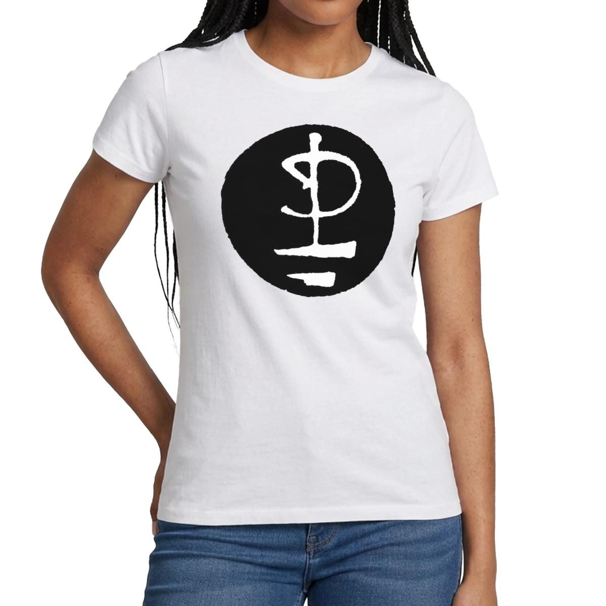 Spreadshirt T-Shirt Pink Floyd Logo Schwarz Weiß Frauen T-Shirt (1-tlg)