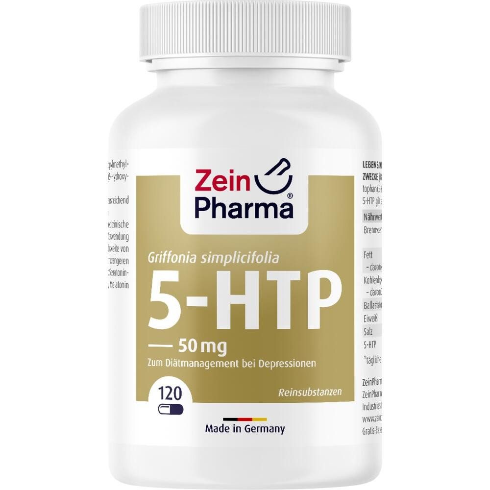 Zein Pharma - Germany GmbH GRIFFONIA 5-HTP 50 mg Kapseln Kapseln, 120 St.