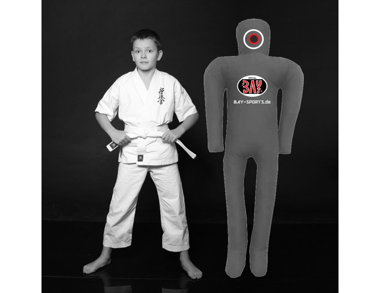 BAY-Sports Stoffpuppe Stoffpuppe Wurfdummy gefüllt Ringerpuppe Judo MMA Krav Maga 150 cm (Für Kinder und Erwachsene)