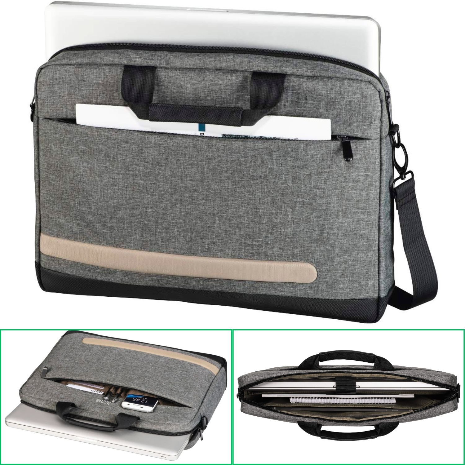 Hama Laptoptasche Notebook-Tasche Schutz-Hülle 13,3" bis 14,5" Terra (Noteb günstig online kaufen