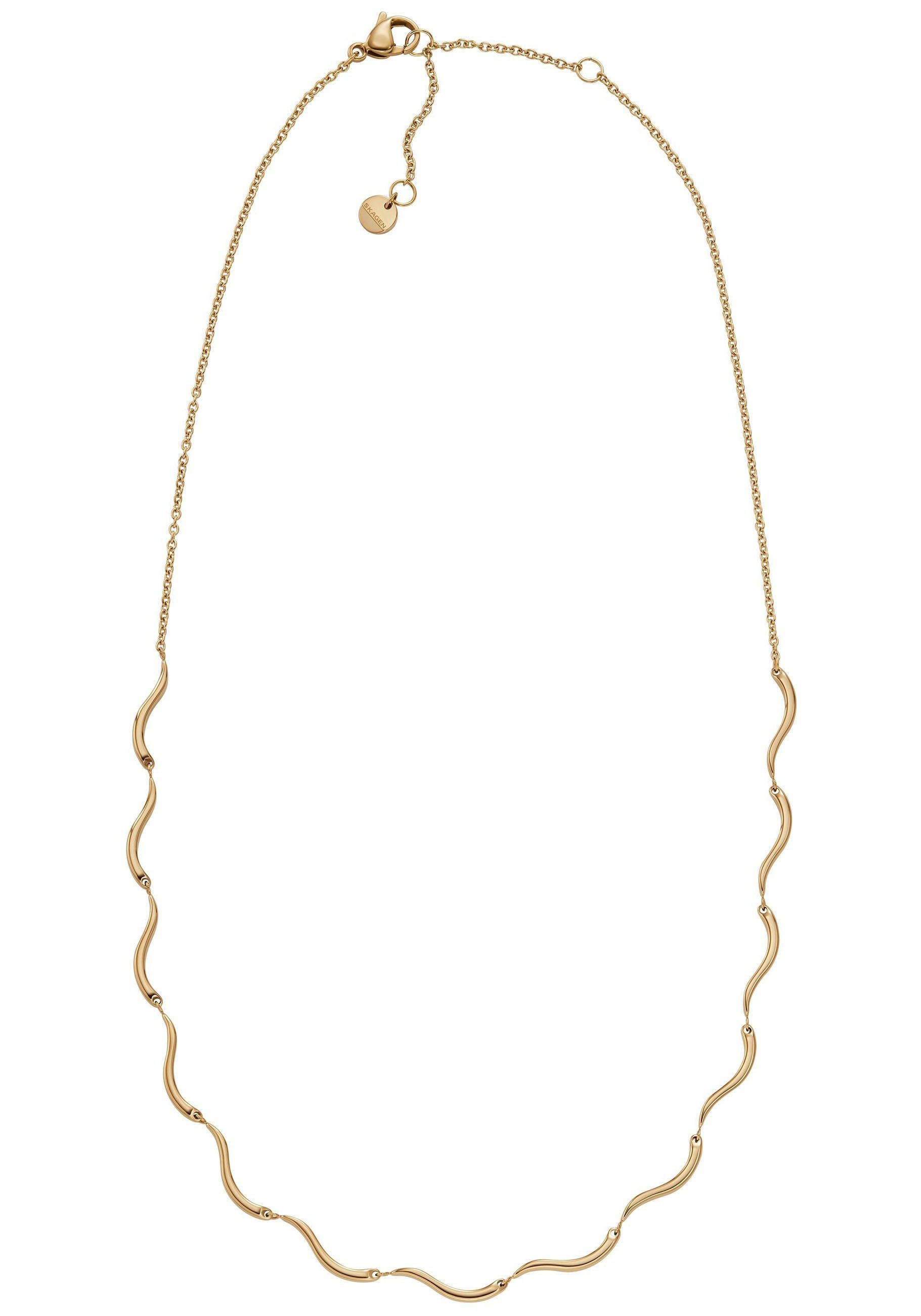 SKAGEN Collier Schmuck Geschenk Edelstahl Halskette WAVE günstig online kaufen