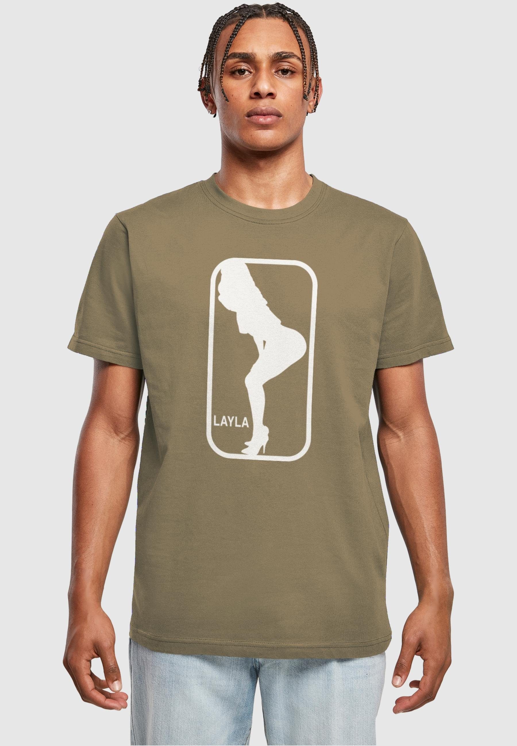Herren X Merchcode T-Shirt olive Layla T-Shirt (1-tlg) Dance