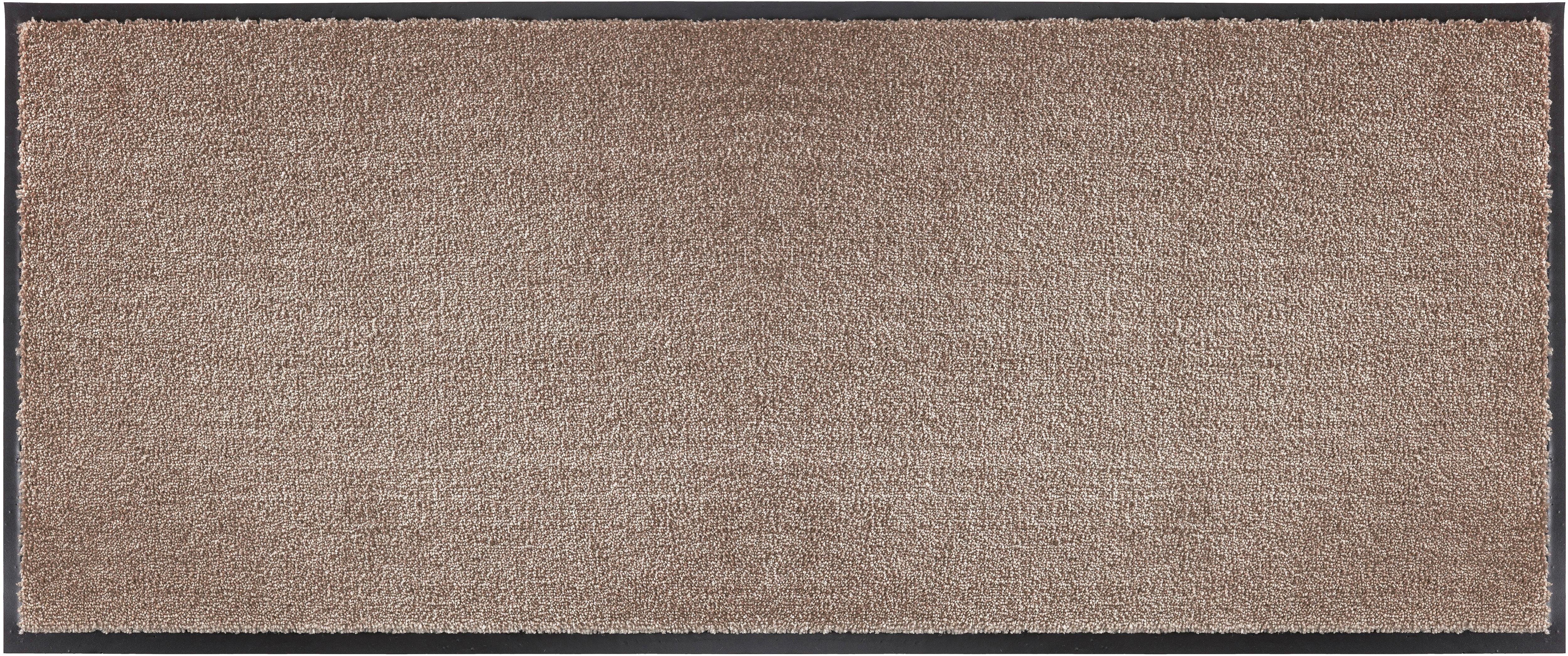 SCHÖNER WOHNEN-Kollektion Läufer Miami Uni, rechteckig, Höhe: 7 mm, Schmutzfangläufer, Schmutzfangteppich, Schmutzmatte, waschbar