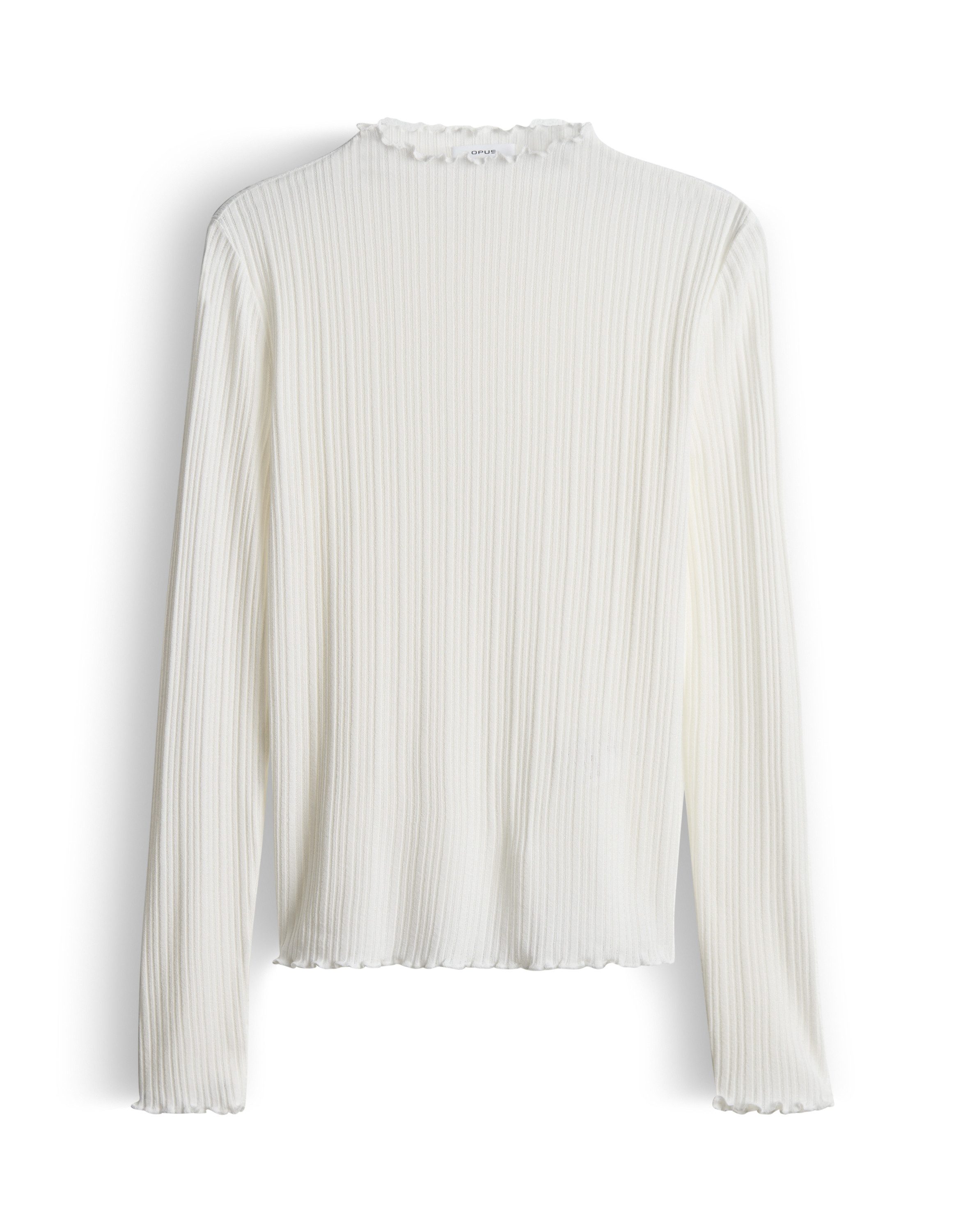 Longsleeve SIVI Slim mit Rippstruktur